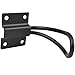 10 Pcs Wide Wall Hooks, HOVEOX Black Modern Single Hooks Zinc Alloy Sturdy Clothes Towel Hangers Storage Organizer Hook for Garage/Bathroom/Living Rooms & 50Pcs 0.5 Inch Iron Screws & Free Screwdriver