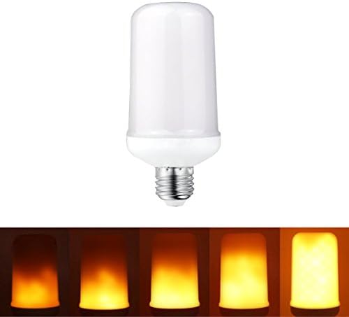 Flame Bulb, LED Flame Effect Light Bulb E27 Base 99pcs 2835 LED Beads Vintage Christmas Festival Atmosphere Decorative LampNature Fire effect 1 Pack