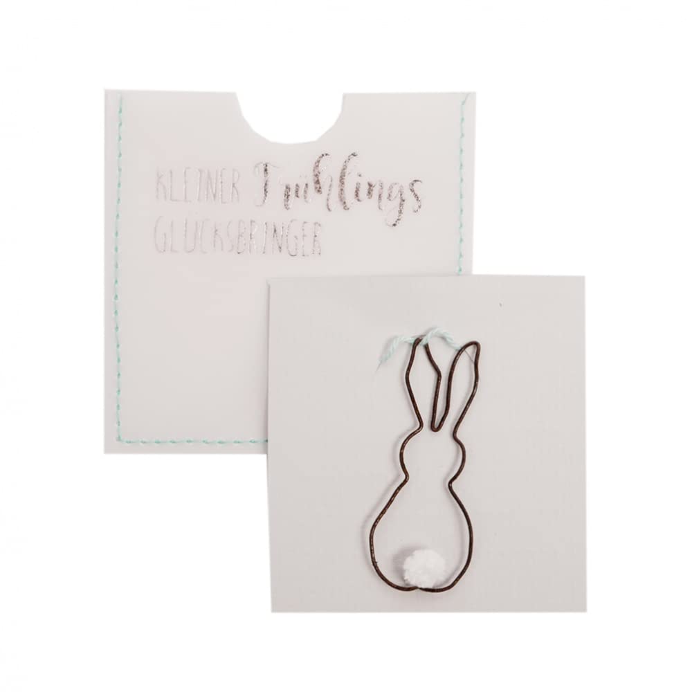 Good old Friends Small spring lucky charm rabbit.