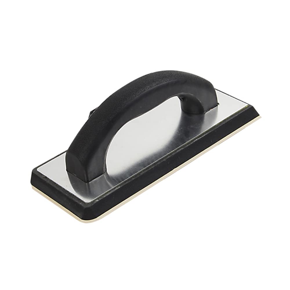 SUPERTOOL Plastering Sponge Float Trowel, 240mmX100mm, Comfortable to Hold, Rubber Material,Black Trowel (1Pcs)