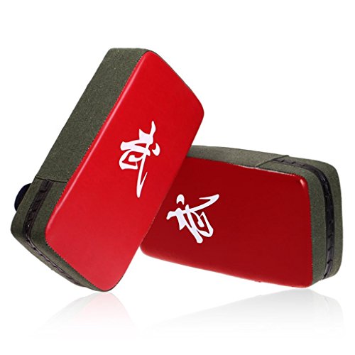 BARGAIN HOUSE PU Leather Muay Thai MMA Martial Art Boxing Karate Taekwondo Kick Target Punching Bag Pad Shield Training - Thumbnail 6