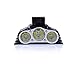AGPtEK® 3 LED CREE 2500 Lumens Waterproof Bike Cycling Bicycle Light Hand-free Headlamp HeadLight 4 Switch Mode with Rechargeable Battery/Charger For Camping Hiking Bicycling Riding