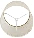 Ivory Linen Drum Cylinder Shade 8X8x11 (Spider)