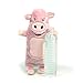 Outward Hound Kyjen  32058 Bottle Buddies Pig Plush Chew Toys Water Bottle, Large, Pink