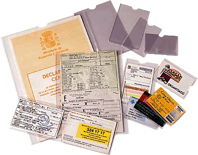 Leitz Card Holder, Size, PVC, 140 Microns, Transparent 75Q Transparent