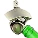 MAGCAP Magnetic Wall Mounted Bar - Style Bottle Opener and Bottle Cap Catcher Set for Beer and Sodas - Stylish, Easy to Install and Effortless to Use - Collects the Caps so You Don't Have to!