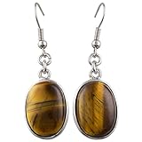 SUNYIK Women's Gemstone Dangle Earrings with Fishhook