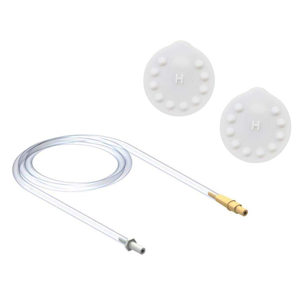 BabyValley Parts Membrane Compatible with Medela Swing Maxi, in Style, Harmony, Symphony and Tubing for Medela Swing Single Electric Breast Pump Not Original BPA Free Pump Spare Parts for Medela