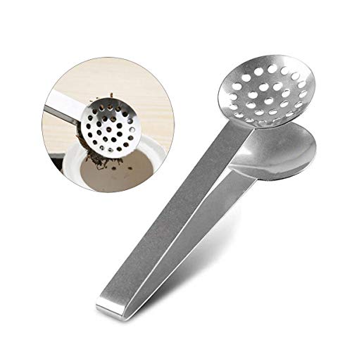 StyleZ 6" Stainless Steel Teabag Squeezer Clip Resistant Tea Bag Coffee Bag Tong Clamp