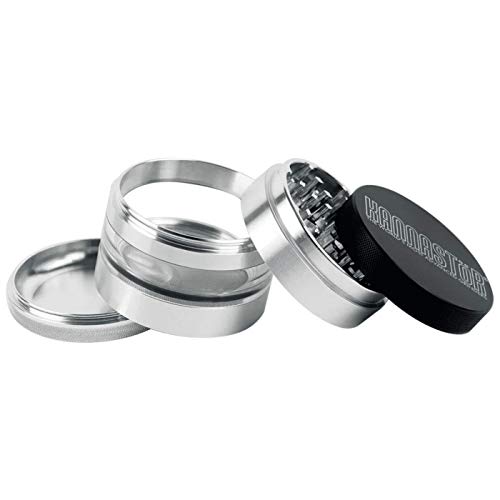 Kannastor SKJ-M4-25 herb grinder, 2.5 inch, Silver