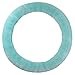 MLOVESIE Fluffy Wool Car Steering Wheel Cover Genuine Sheepskin Steering Wheels Interior Accessories for Women Anti-Slip Universal for 15 inch (Mint Geen)