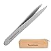 Tweezers for Eyebrows | Precision Slant Tip Tweezer | For Eyebrow Shaping | Hair Removal and Ingrown Hair Treatment | Surgical Grade Stainless Steel | For Men and Women | By Tweezees