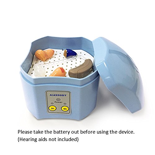 SOUNDLINK 3/6 Hour Timer Hearing Aids Dryer Dehumidifier Drying Box Case Drybox Protect Hearing Aids - Thumbnail 2
