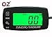 Tach Hour Meter Tachometer RPM Backlit Display OZ-USA® Motorcycle ATV Dirtbike Buggy Outboard mototcycle Boat Works with All Gas Powered Engines