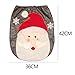 Xiuban Christmas Decoration 2 Pieces Bathroom Rug Mat Set, Christmas Snowman Toilet Seat Cover Bath Mat Lid Cover- Bathroom Rug + Lid Toilet Cover Set (A)