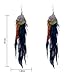 LUREME® Native American Women Jewelry 3 Colors Peacock Feather Pendant Hook Dangle Earrings (02003504)