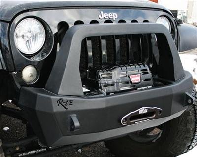 Rock Slide Eng FB-S-101-JK ine Rigid Shorty Front Bumper/No Bullbar/No Wwd