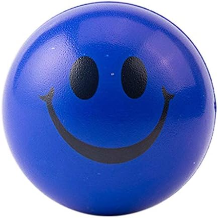 Wokee Assorted Bouncy Bouncing Balls For Kids Party Bag Filler Gift Toy ,6.3cm (Blue)
