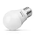 LED Globe Light Bulbs 40 Watts, Aooshine 4 Watt Daylight White 5000K LED Bulb, E26 Medium Screw Base 400 Lumens A15/G45 Shape Decorative Edison Home Lighting Non-Dimmable (Pack of 6)