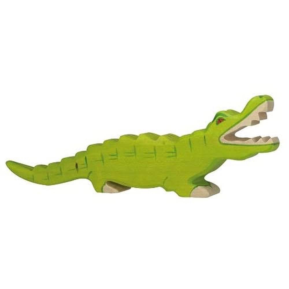 Holztiger Crocodile Wooden Figure