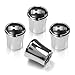 Hummer H3 Logo Chrome Tire Stem Valve Caps, Official Licensed