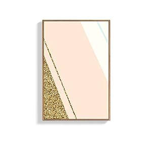 Framed Canvas Wall Art for Living Room, Bedroom Abstract Geometry Pattern Canvas Prints for Home Decoration Ready to Hanging - 16x24 inches