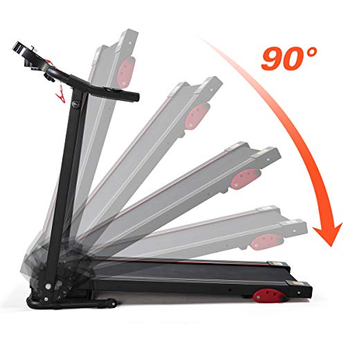 Thegreatshopman Folding Electric Treadmill Power Motorized Running Machine for Home Gym Exercise Walking Fitness - Thumbnail 7