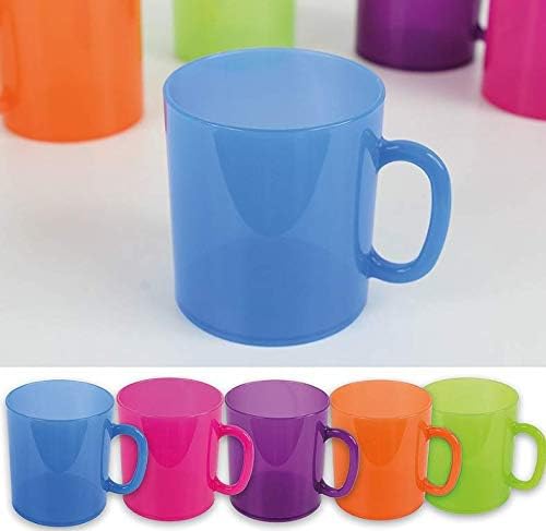 4 Smiley-Becher Aus BPA-freiem Kunststoff – 227 Ml, Bunte Partybecher Mit Griff Für Kinder