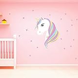 CHICTRY Cute Bling Stars Wall Decals Removal Vinyl Wall Art Stickers DIY Kids Girls Bedroom Home Nursery Room Wall Mural Decor