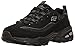 Skechers Sport Women's D'Lites Memory Foam Lace-up Sneaker,Black,11 W US