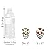 Big Dot of Happiness Day of the Dead - DIY Shaped Halloween Sugar Skull Party Cut-Outs - 24 Count
