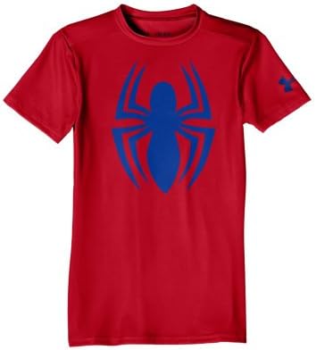 Under Armour Big Boys' Alter Ego Fitted Shirt Youth X-Large Red