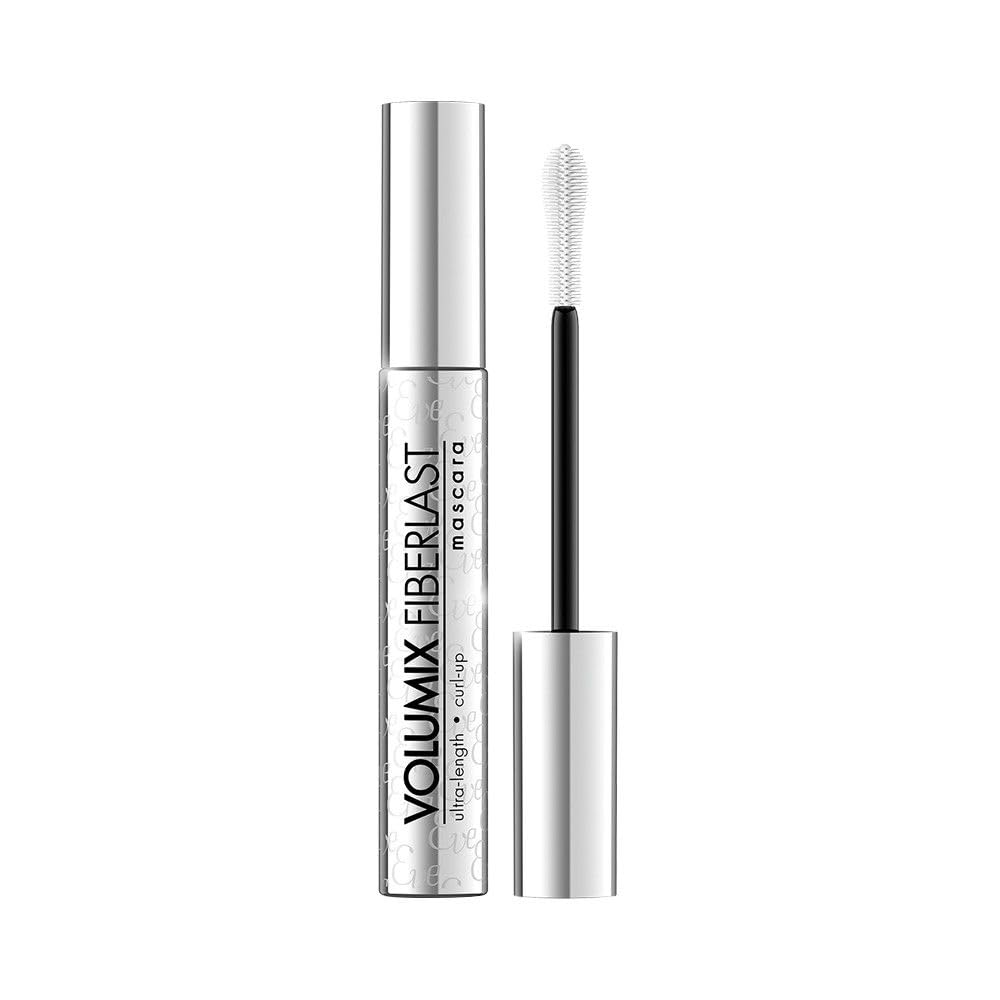 Eveline Cosmetics Volumix Fiberlast Revolutionary Lengthening and Curling Mascara with FIBERLAST 16h Formula - 10 ML