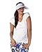 Physician Endorsed Women's Naples Cotton Packable Cap & Visor Sun Hat, Rated UPF 50+ for Max Sun Protection