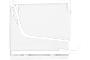 TMISHION Cotton Case, Roll Dispenser Holder Press Type Cotton Swab Storage Box(White)