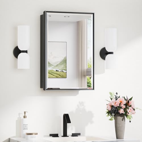 TokeShimi Recessed Medicine Cabinet Mirror Surface