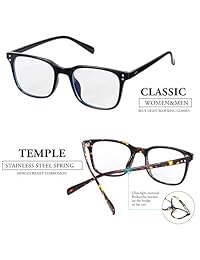 EOSNEIK gafas de bloqueo de luz azul para hombres y mujeres, antifatiga, ligeras, para computadora, teléfono móvil, lectura, juegos