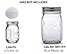 Jarming Collections 4 Oz Miniature Storage Jar Spice Lids - Plastic Pour & Shaker Lids For Miniature Storage Jars - Fits 4 oz Miniature Storage Jars - 48mm - Made in the USA (12 pcs., White)
