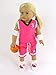 American Fashion World Pink Basketball Uniform for 18-Inch Dolls | Accessories Included | Premium Quality & Trendy Design | Dolls Clothes | Outfit Fashions for Dolls for Popular Brands