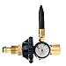 Helium Tank Regulator Filler Valve for Balloons with Gauge Pkg/1