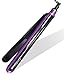 xtava Dolce Flat Iron - Professional Salon Hair Straightener 1 Inch with Ceramic Tourmaline Plates for Best Salon Results - Dual Voltage Auto Shut Off Digital Temperature Control Travel Case