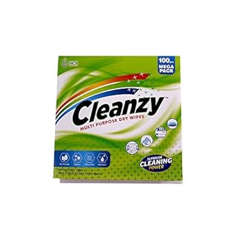 Cleanzy Wipes, (30x30)-White