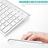 Wireless-Keyboard-and-Mouse-Full-Size-Keyboard-Mouse-Set-Compact-UK-Layout-24Ghz-USB-Receiver-for-PC-Laptop-Tablet-Windows-Mac-Silver-White Wireless Keyboard and Mouse, Full Size Keyboard Mouse Set Compact UK Layout 2.4Ghz USB Receiver for PC Laptop Tablet…