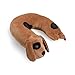 Critter Piller Kid's Travel Buddy and Comfort Pillow, Brown Dog