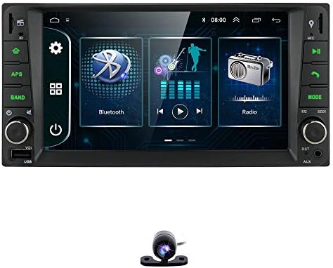 Android 9.0 In dash Autoradio Bluetooth Car Radio for Toyota Corolla Camry CRV 7 Inch Capacitive Touch Screen Stereo Player FM Radio Mirror Link for IOS Android Phones USB AUX SD Slot + Backup Camera