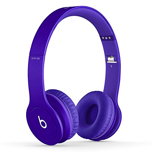 Beats Solo HD Wired On-Ear Headphone – Matte Purple (Discontinued by Manufacturer) (Renewed)