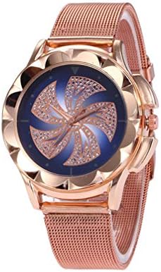 HOBULL Women's Watches Chronograph Quartz Windmill Alloy Wristwatches Watche Dress Watch Bracelet