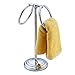 Deluxe Chrome-plated Steel Hand Towel Holder Stand