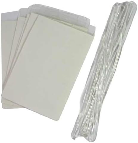 PKG(15) No Equipment Needed 4-1/2” x 2-1/2” Laminating Tags