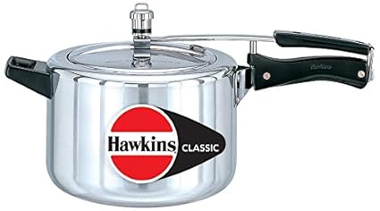 Hawkins Classic Aluminum Pressure Cooker, 5 Litres